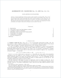 regionD algebraicity